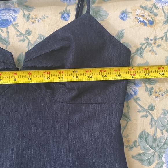 Women’s Black Halo Denim Dress - Picture 10 of 12